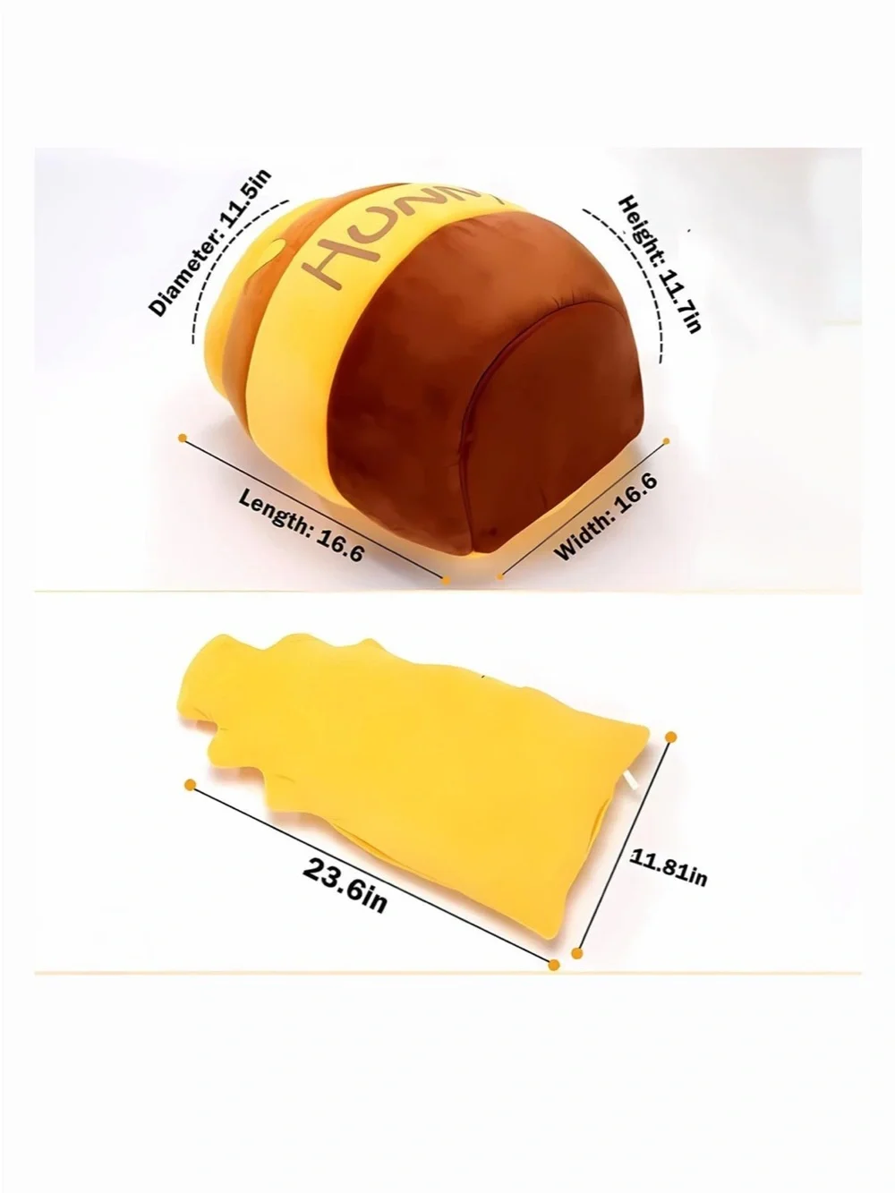 Plush Yellow & Brown Cat Cave Bed - Cozy Pet Hideaway